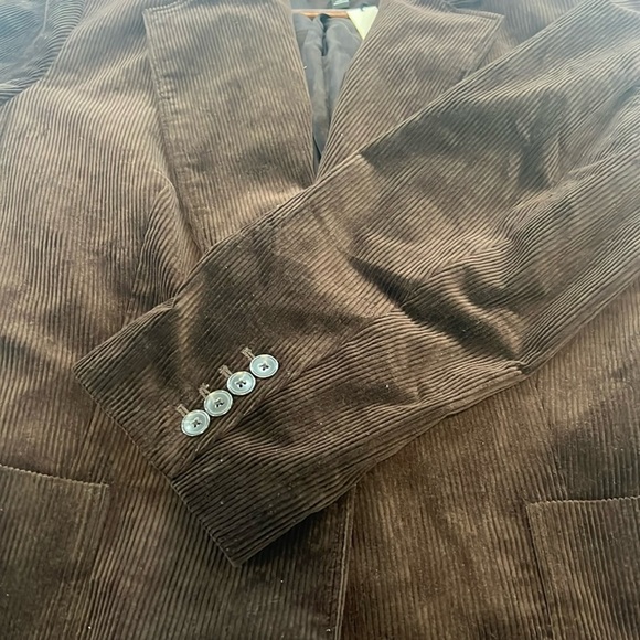 NWT Banana Republic Women’s Dark Brown Corduroy Single Button Blazer size 18 - Picture 5 of 13